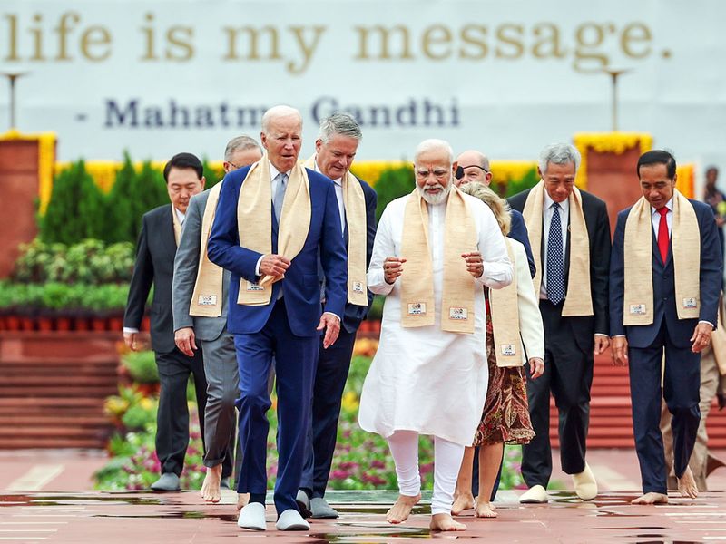 G20 Summit: World Leaders Pay Homage to Mahatma Gandhi
