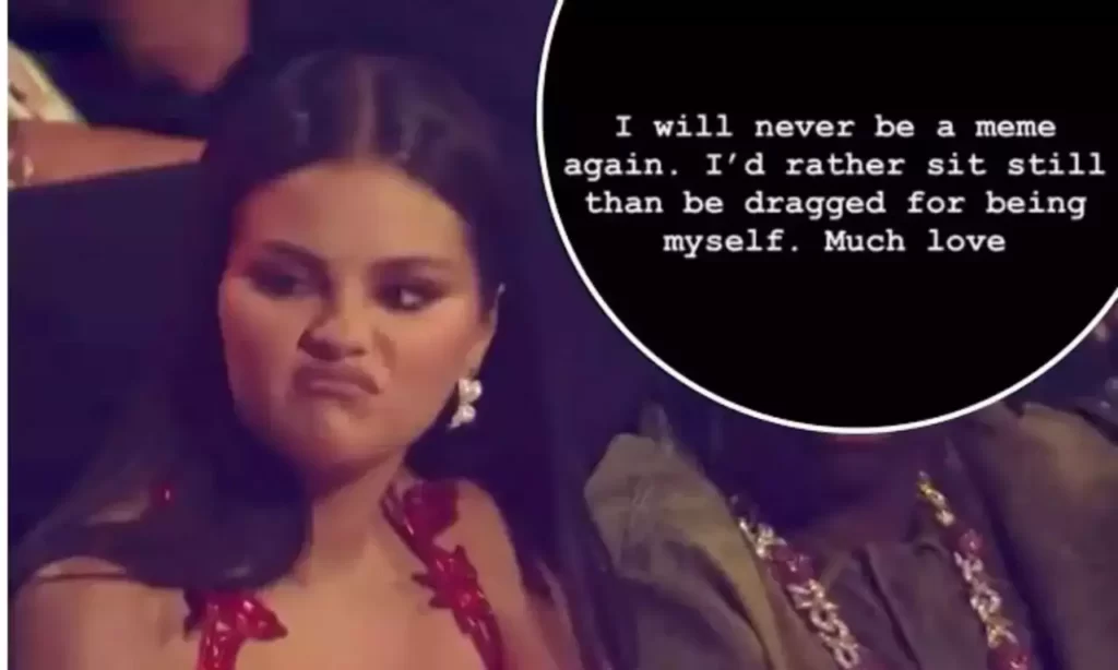 Selena Gomez Writes "I will never be a meme again" After VMAs