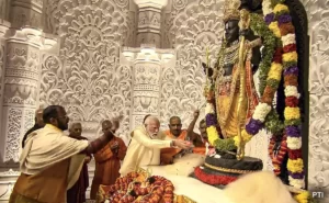 Ram Mandir Inauguration: PM Modi Unveils Ram Lalla Idol in Ayodhya