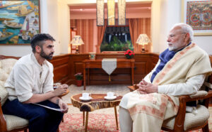 Prime Minister Narendra Modi Podcast debut with Nikhil Kamath